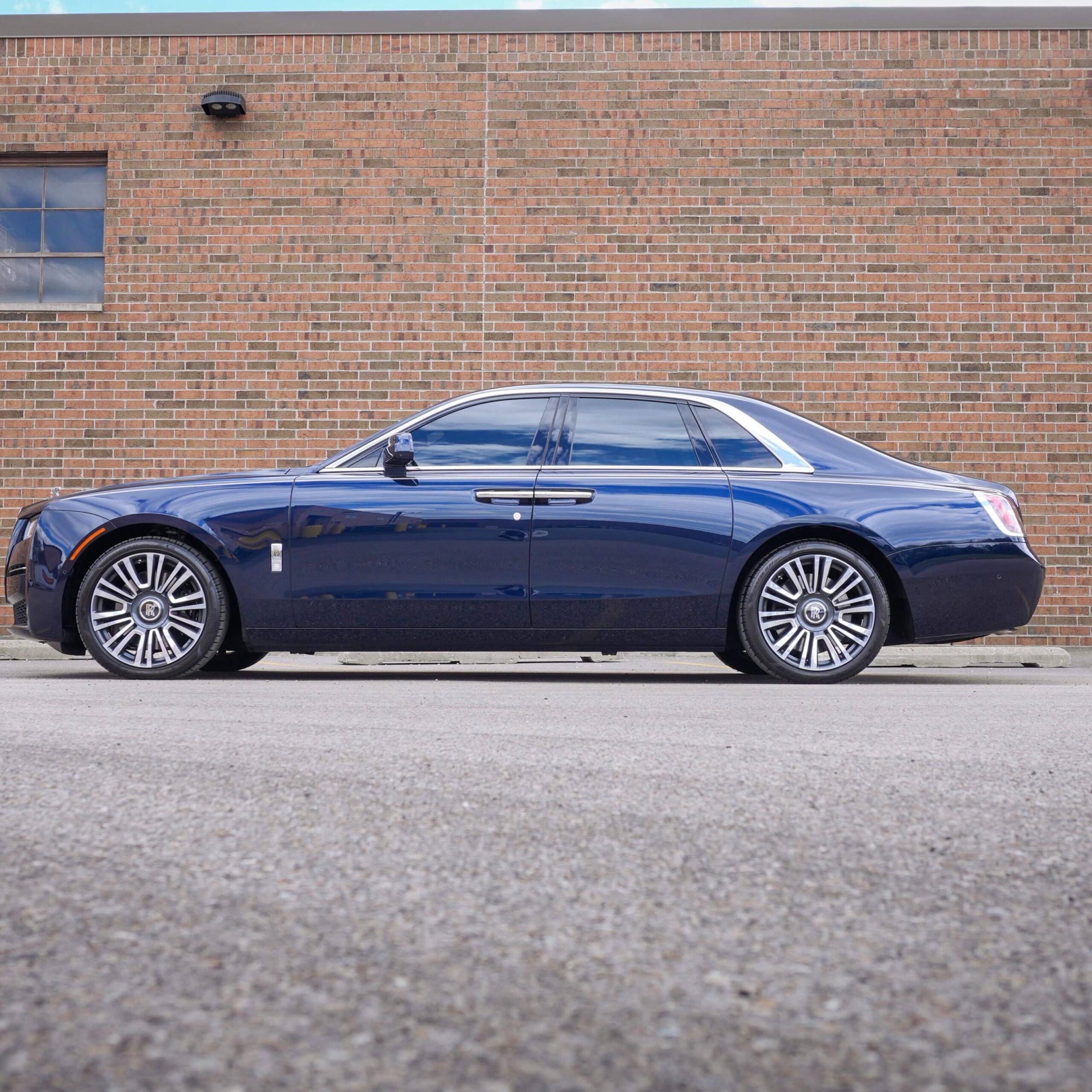 2021 Rolls-Royce Ghost Side Silhouette View Heat Blocking Window Tint