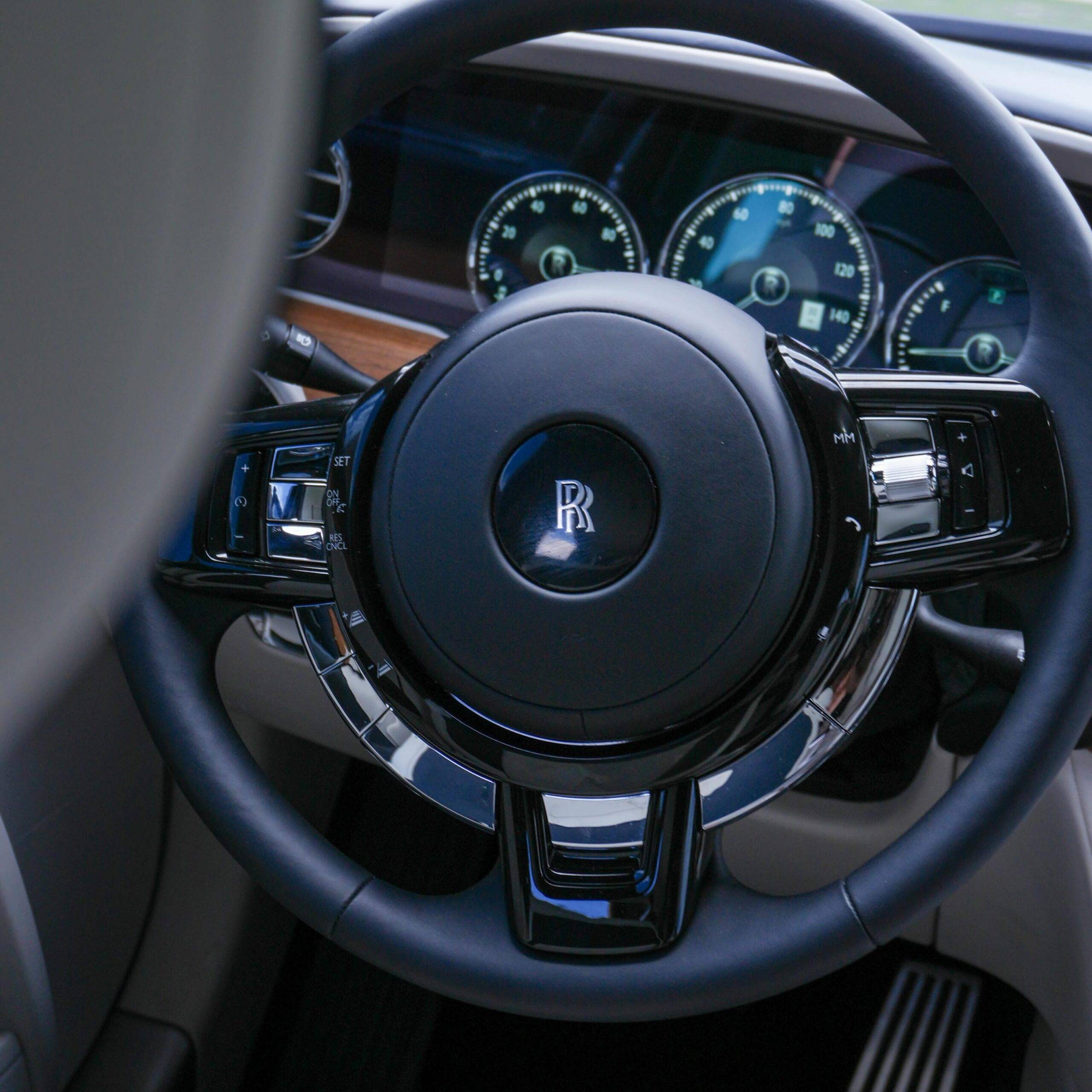 Rolls-Royce Steering Wheel and Interior Electronics Signal Safe Heat Blocking Tint