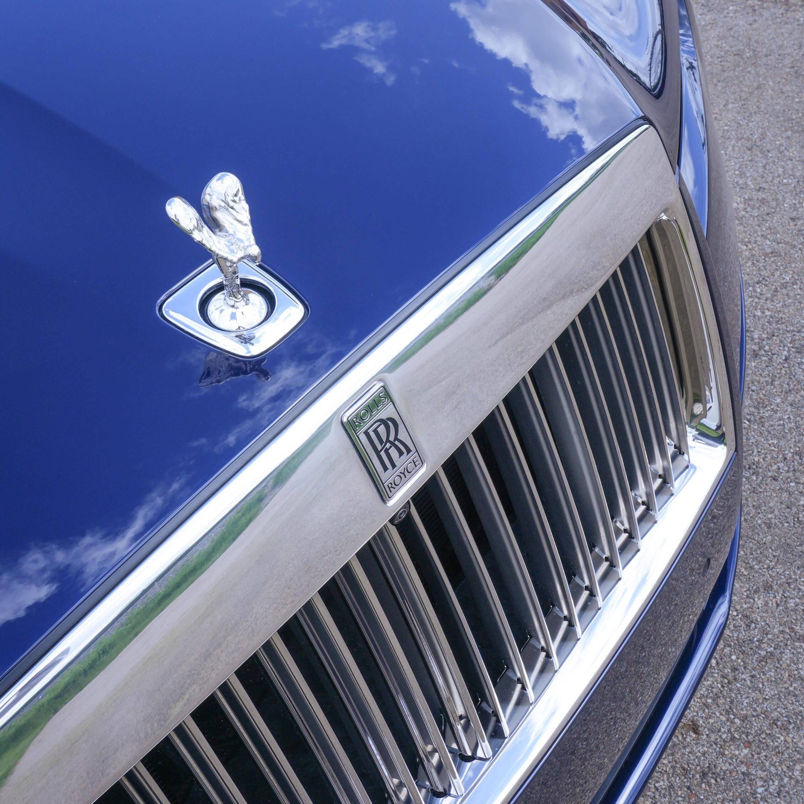 Rolls-Royce Chrome Grille and Spirit of Ecstasy Hood Ornament